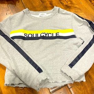 Very Cool Soul Cycle Distressed Sweatshirt - Sz Medium